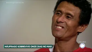 Cabrini conhece o pescador brasileiro que passou 11 dias a boiar numa geladeira em alto mar