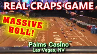 HOW TO ROLL 35+ TIMES! - Live Craps Game #39 - Palms Casino, Las Vegas, NV - Inside the Casino