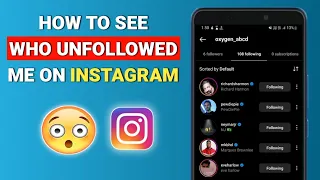 How to see who has unfollowed you on instagram (Safe Method) | (No Third Party Apps)