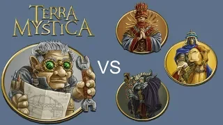Terra Mystica Playthrough - Engineers VS Expert Player (human opponents)