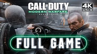 CALL OF DUTY MODERN WARFARE REMASTERED Campaign Gameplay Walkthrough FULL GAME [4K 60FPS PC ULTRA]