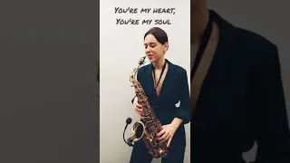 Modern Talking - You're My Heart, You're My Soul (bossanova alto sax cover by Alina Stepanenko)