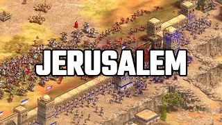 Battle of JERUSALEM | Age of Empires 2