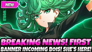 *BREAKING NEWS!* FIRST BANNER INCOMING BOIS!!! NEW "GIFT"! TATSUMAKI IS HERE! (One Punch Man World