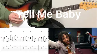 Red Hot Chili Peppers - Tell Me Baby (guitar cover with tabs & chords)