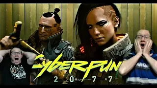 #Cyberpunk2077 Cyberpunk 2077 Full Gameplay Reveal Reaction! GOTC?! 48 Minute Walkthrough REACTION!