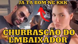 Gusttavo Lima em CHURRASCÃO em Rio Verde com Thiago Brava, e Andressa Suita faz ÚLTIMO treino do ano