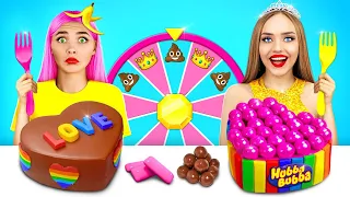 Desafío de Comida de Chocolate | Concurso de Chicle vs Pastel de Chocolate por X-CHALLENGE