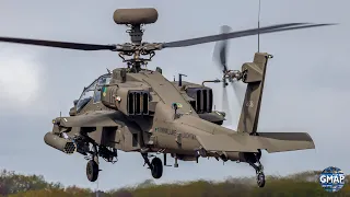 Brand new AH-64E Q-40 departing Gilze Rijen #helicopter #army #aviation