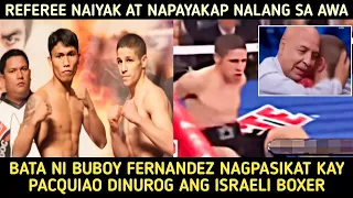 🇵🇭 Referee Naiyak At Napayakap Nalang Sa Awa Ng Durugin Ng Pinoy Ang Israeli Boxer