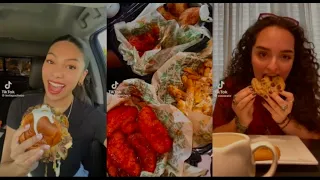 mukbang compilation on tiktok pt6 | #mukbang #asmr #eating #tiktok