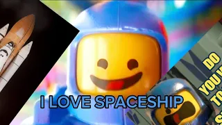 SPACESHIP!!!! benny scene in lego movie #video #videos