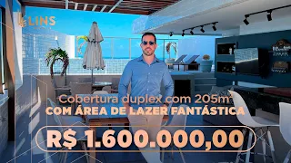 COBERTURA DUPLEX COM VISTA PANORÂMICA PARA O MAR DE JOÃO PESSOA | 205m² | VALOR BAIXOU PARA R$ 1.5M