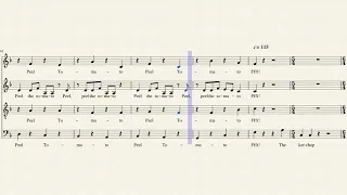 Banana Dance (aka The Guacamole Song) - Arrangement for SATB