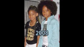 Willow Smith and Jaden Smith  (2004 ~ 2023) #transformation  #shorts