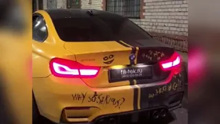 Спортивная выхлопная система на BMW M4