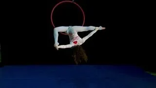 Sail - enchanting moody aerial hoop routine by Gaby Fleming, circus aerial dance performance