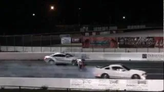 2012 CLS 63 AMG RENNtech vs Shelby GT500 Mustang - 11.22 @ 126 mph ®