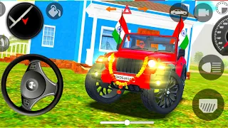 Dollar Song Sidhu Moose Modelled Mahindra Red Thar😈 || Indian Car Simulator 3D || Android Gameplay