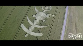 Crop circle filmé au drone