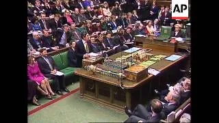 UK: LONDON: CHANCELLOR PRESENTS BUDGET