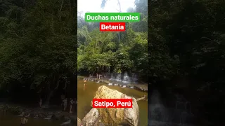 Betania: Duchas naturales en Satipo, selva peruana en Junín, Perú. Tours a Betania en selva Central