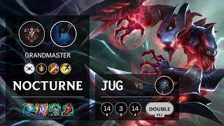 Nocturne Jungle vs Kindred - KR Grandmaster Patch 11.12