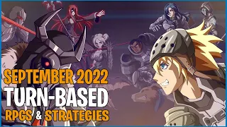 September 2022 Top PC Upcoming Releases Turn-Based RPGs Strategy Games