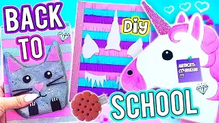 DIY BACK TO SCHOOL / СНОВА В ШКОЛУ / ШКОЛЬНЫЕ ПРИНАДЛЕЖНОСТИ СВОИМИ РУКАМИ / ВМЕСТЕ С AFINKA DIY