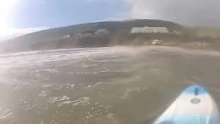 Saunton Surf Kayak GoPro test