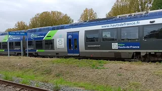 XGC HDF (X76573) part de la gare de Marle-sur-Serre (voie E) 😎