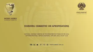 Standing Committee on Appropriations, 20th May 2022