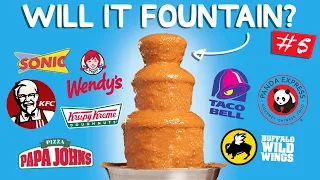 The Ultimate Fountain Challenge #5: Fast Food Edition