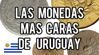 🇺🇾 - Las MONEDAS ANTIGUAS mas CARAS de URUGUAY - 🇺🇾