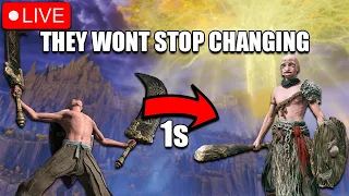 Elden Ring But My Weapons Won't Stop Changing (no weapon upgrades) !newvid