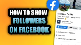 HOW TO SHOW FOLLOWERS ON FACEBOOK LITE 2022 | FACEBOOK FOLLOWER OPTION