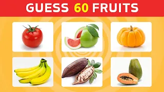 Guess The Fruit in 5 Seconds | 60 Different Fruits