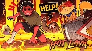 THIS GAME IS 🔥 🔥 🔥...literally! | Hot Lava (w/ Squirrel and Kyle)