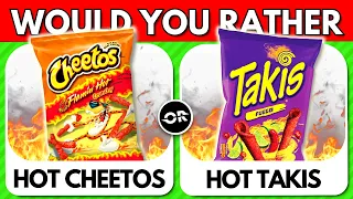 Would You Rather...? | 🍪 Snacks Edition 🍟