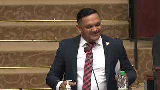 Budget 2022 debate presentation by Minister of Natural Resources, Vickram Bharrat.