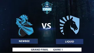 Liquid vs Newbee | Game 1 | Grand Finals ESL One Genting 2018