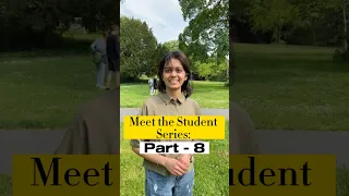 Meet Aditi From Hochschule Darmstadt | MeetTheStudents Part-8 #shorts