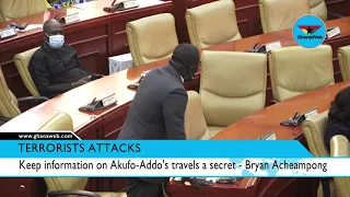 Keep information on Akufo-Addo's travels a secret - Bryan Acheampong