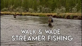 Walk & Wade Streamer Fishing for Trout | Madison River Montana