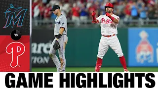 Marlins vs. Phillies Game Highlights (8/10/22) | MLB Highlights