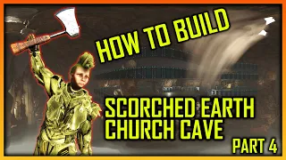 ARK: Scorched Earth - How To Build Church Cave #4 (PvP) - Official Settings - Ark Survival Evolved
