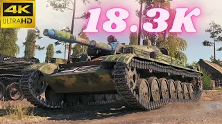 T-100 LT 💥 18.3K Spot Damage - World of Tanks Replays