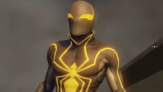 THE AMAZING SPIDER-MAN 2 VIDEOGAME - SPIDER-ARMOR COSTUME SHOWCASE (Free Roam)