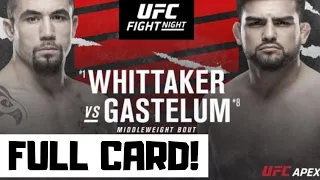 UFC Fight Night Whittaker vs Gastelum Predictions & Full Card Betting Breakdown UFC Vegas 24