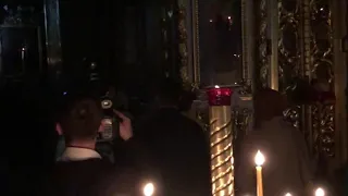 Пасхальное богослужение в Ахтырском кафедральном соборе Орла